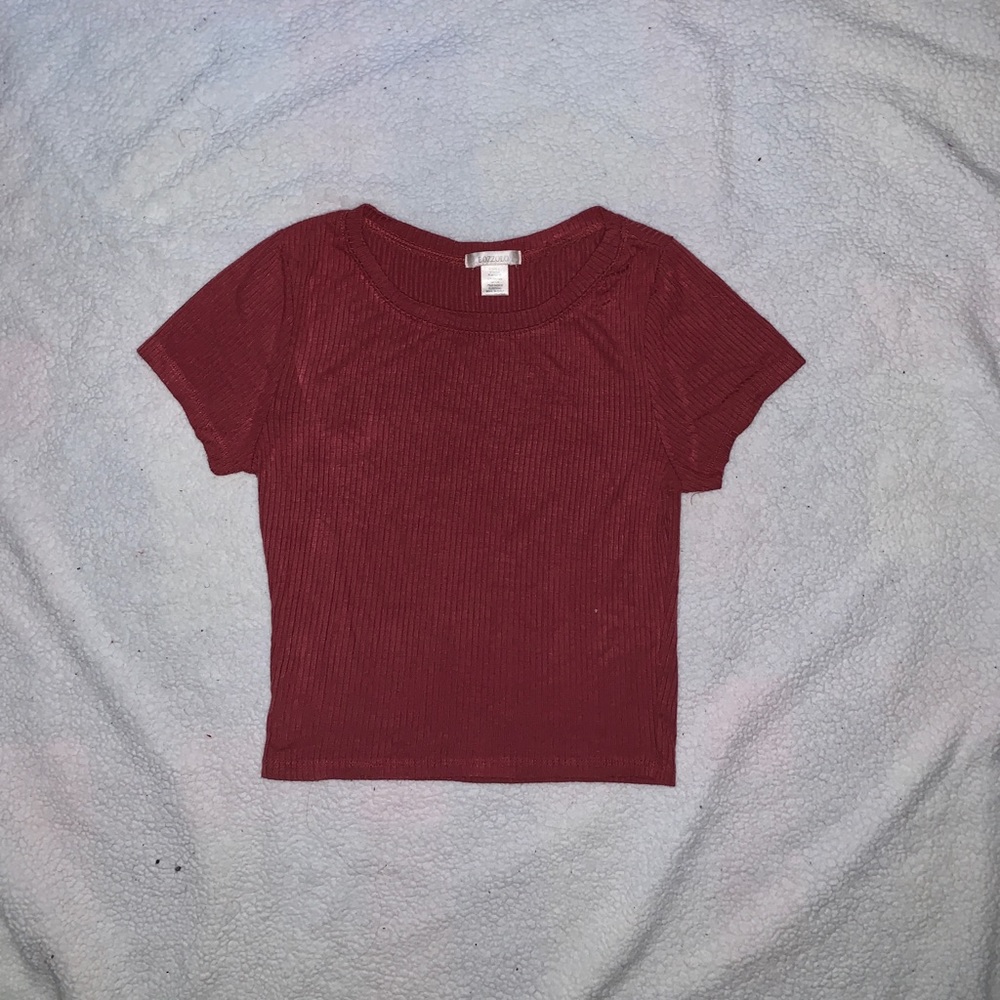 Red Crop Top